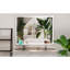 Grand miroir de salle de bain de 48 po x 36 po à fixation murale à DEL, fonction de brouillard imperméable, interrupteur tactile avec lumières réglables