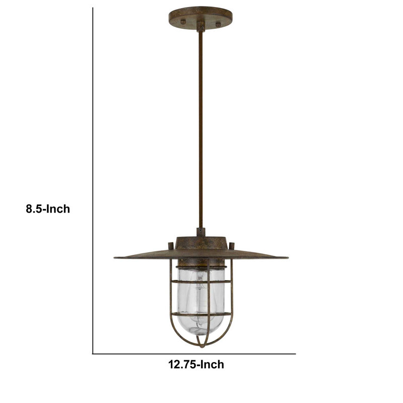 Osgood 1 - Light Bronze Single Pendant