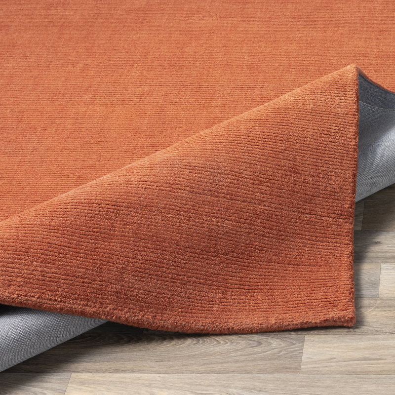 Crowe Handmade Wool Area Rug, Rectangle 8' x 11'