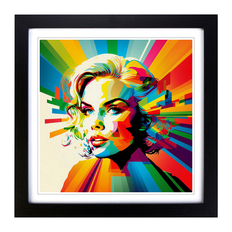 Prism Pop - Framed Print, Black