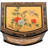 Gold Lacquer End Table - Birds And Flowers