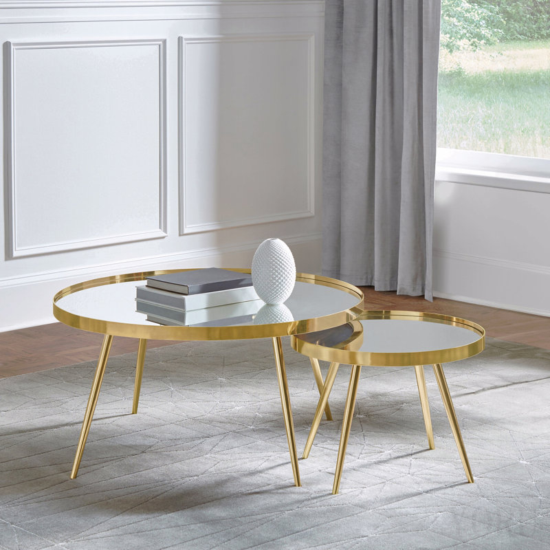 Table basse 2 pièces Gold