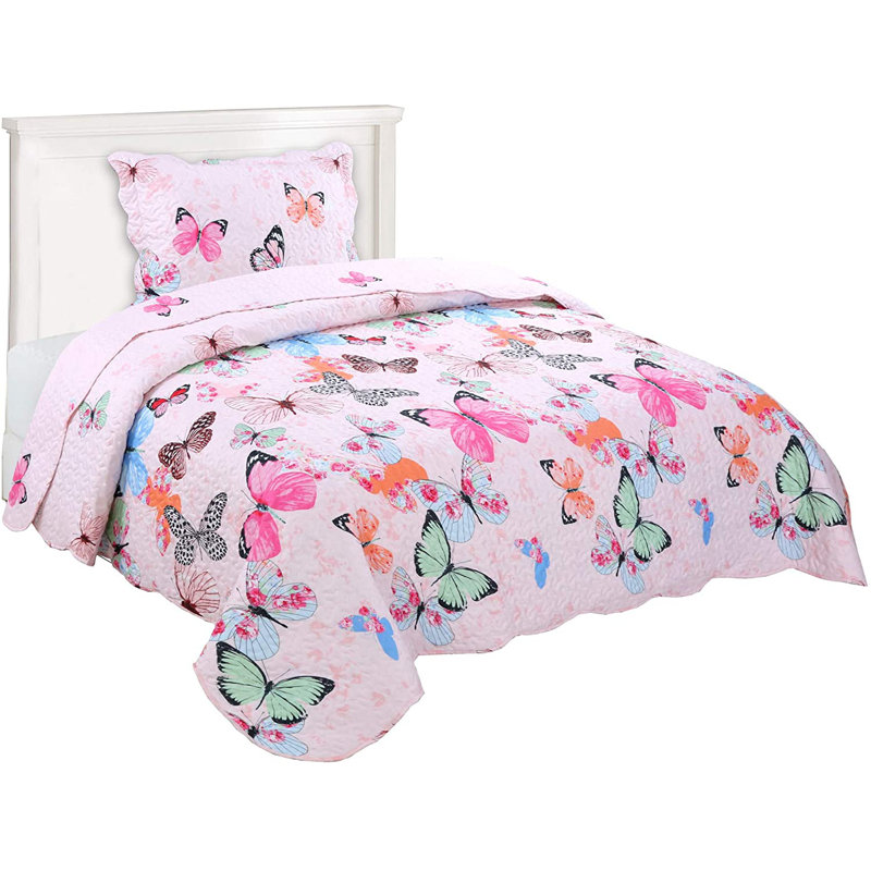 Quilt Set, Twin Quilt + 1 Pillow Case