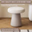 40CM White Round Vanity Stool / Decorative Stool