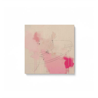 «Whispers Of Pink Sands V2 (Square) sur toile» par Golden Glow Interiors
