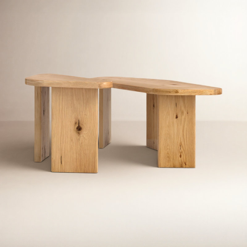 Elverta Solid Wood Nesting Coffee Table