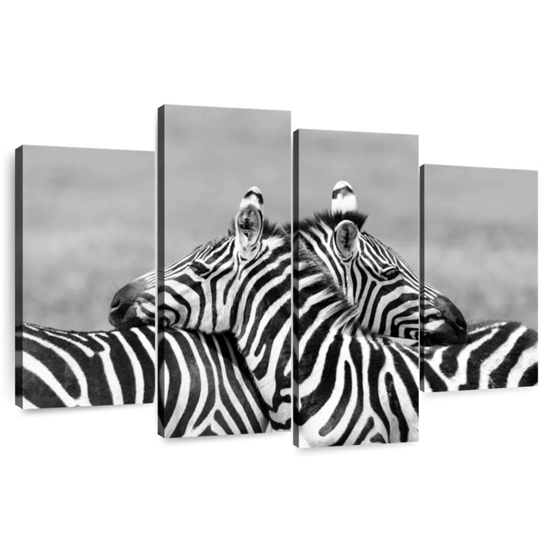 Loving Zebras, 48" H x 75" W