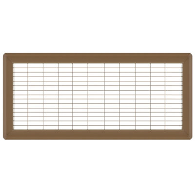Gril de plancher brun de gros calibre