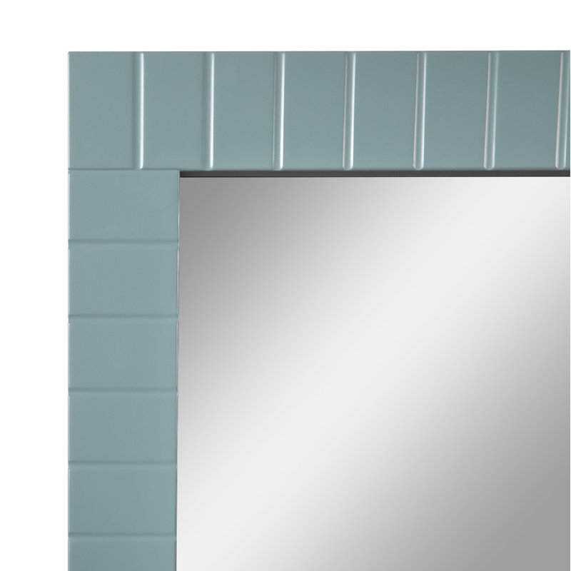 Miroir mural Kamien, 28 po x 28 po, Vert clair