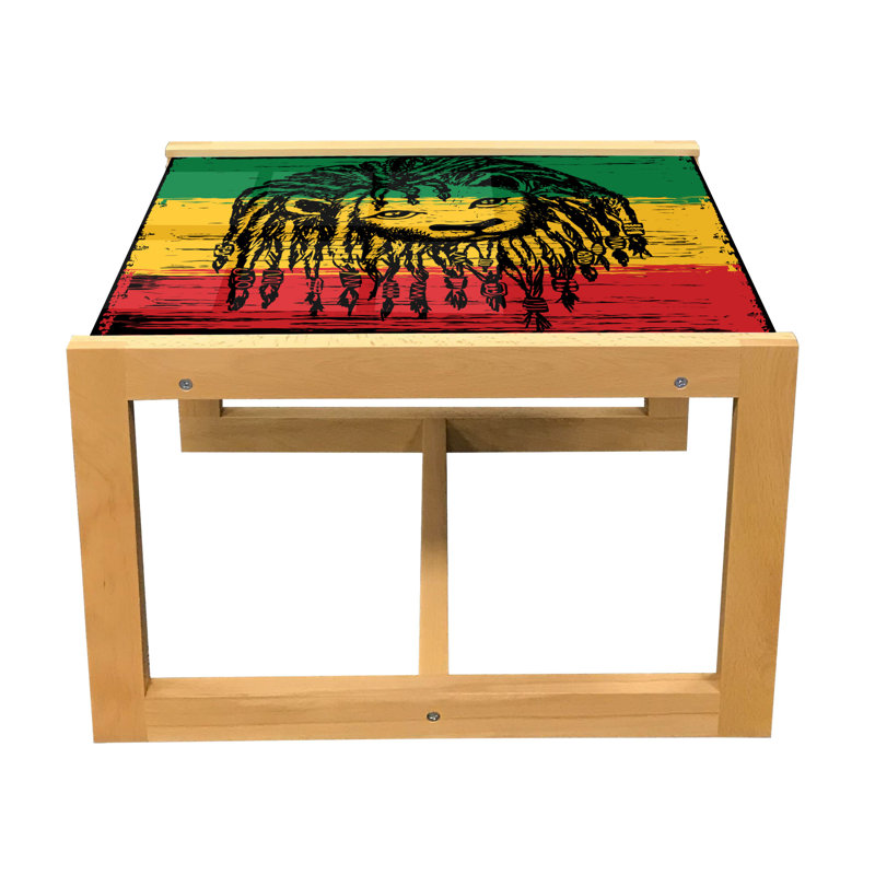 Jaason Trestle Coffee Table, 40cm H x 46.5cm W x 62cm D
