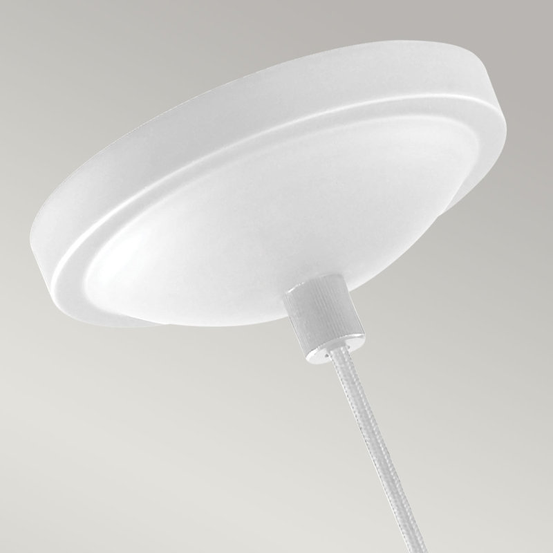 Mervin 1 - Light LED Dome Pendant, Flat White