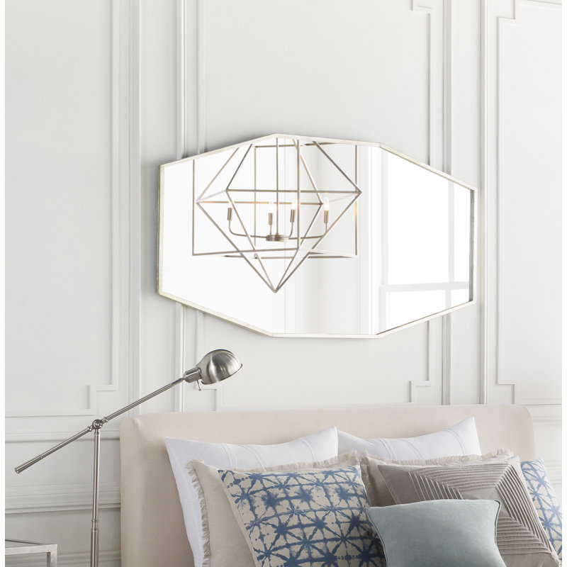 Gorecki Metal Flat Wall Mirror, 55" x 30"