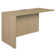 Inbox Zero Legacy 47 in. Return Shell- Noble Oak