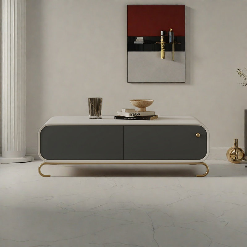 Table basse crème de style français