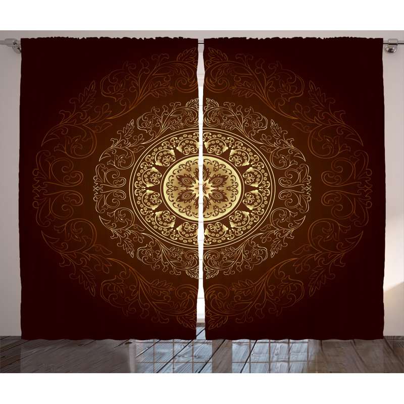 Newquay Semi Sheer Curtain Pair, 54" W x 84" L