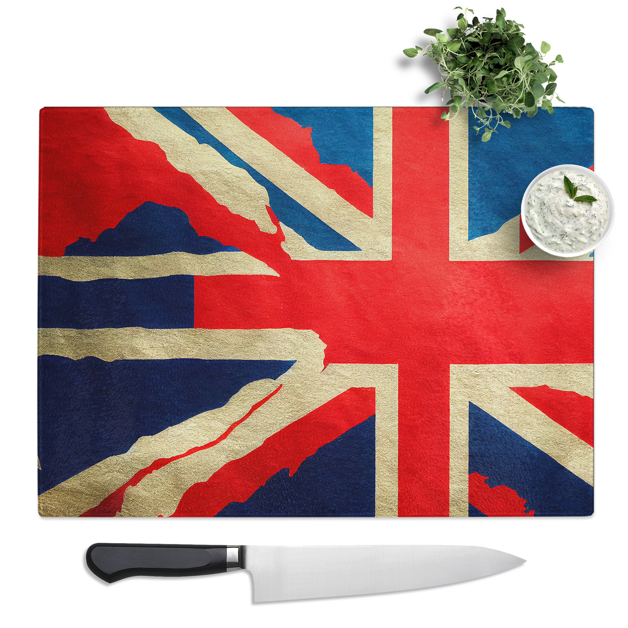 Luxury & Modern UNION JACK Set Biancheria Da Letto - Copripiumino E Federe In Misto Cotone (King Size, Nero)
