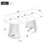 176 " with Steel Base Dining Table-135955766