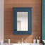 Armoire de rangement de salle de bain murale avec miroir, armoire à pharmacie avec tablette réglable en hauteur, armoire de rangement au-dessus de la toilette