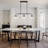 Modern 3-Light 39.37" Linear Kitchen Island Chandelier With Clear Glass Shades-1271548379