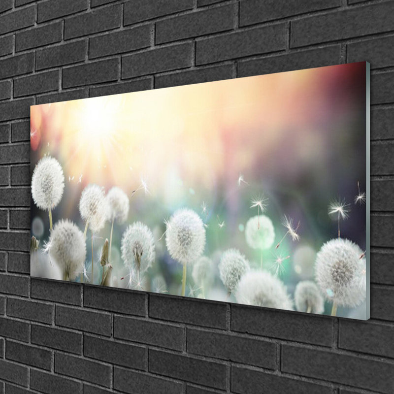 Dandelion - No Frame Print on Glass