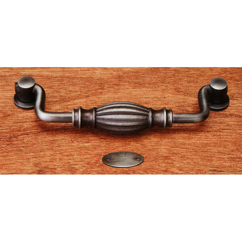 CP Series 5" Center to Center Drop Handle, Distressed Nickel