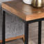 Solid wood frame end table Lenes