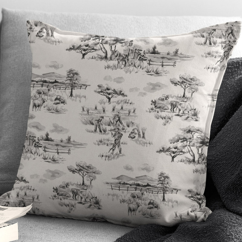 Housse et insert de coussin carré 100% coton , 20 po x 20 po