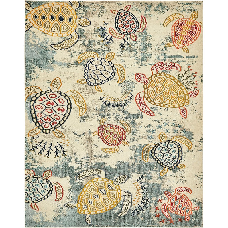 Higley Abstract Indoor Rug, Rectangle 8' x 10'