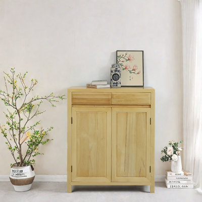 Armoire d'entrée en bois de camphre massif