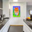 «Rainbow Hamster» par Rebecca Wang, art mural en verre acrylique-685688428