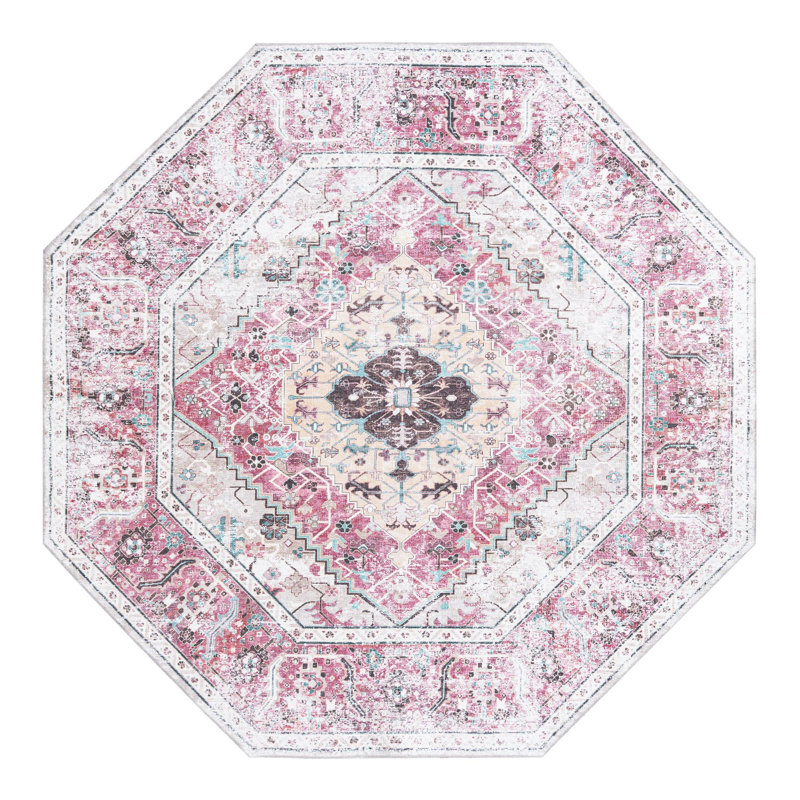 Njay Oriental Indoor Rug, Octagon 7'10" x 7'10"