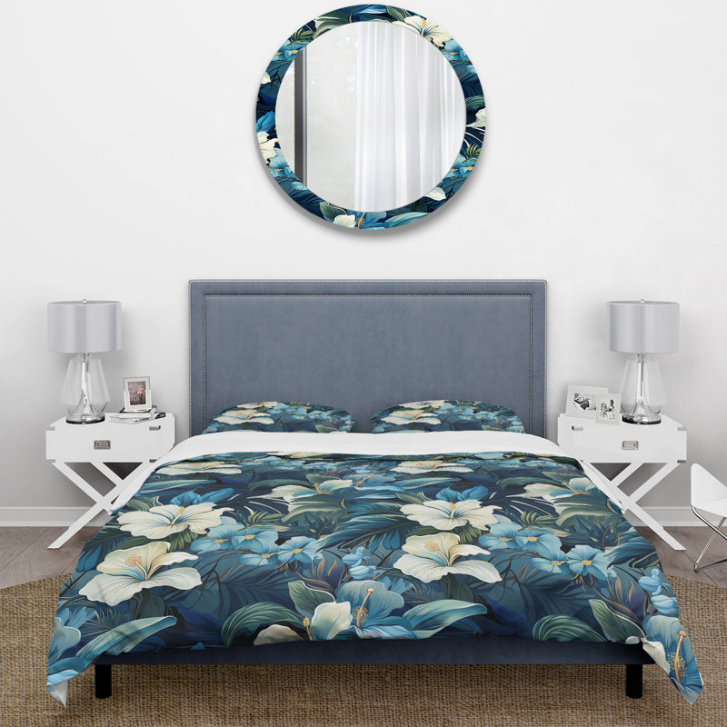 Ensemble de housse de couette Twilight Oasis, Housse de couette simple + 1 taie décorative stan
