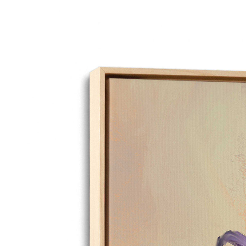 «Posh Pug» par Molly Mattin, reproduction d'art, 36 W x 36 H, Maple, Framed Canvas