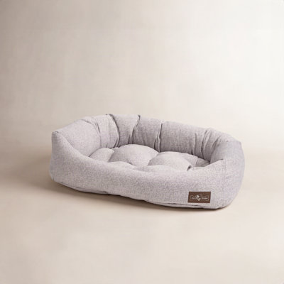 Herringbone Velour Pet Bed
