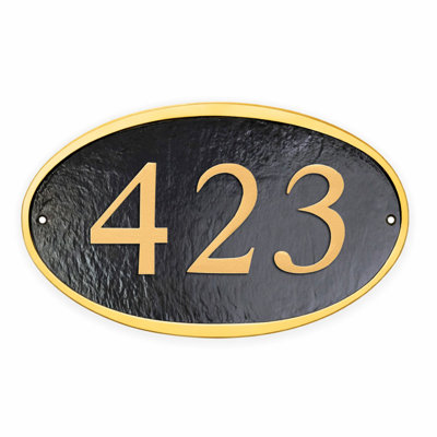 Ferris 1-Line Wall Address Plaque