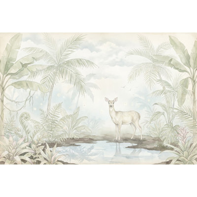 Cloudy Sky Wallpaper Overcast Removable Misty Wall Decor