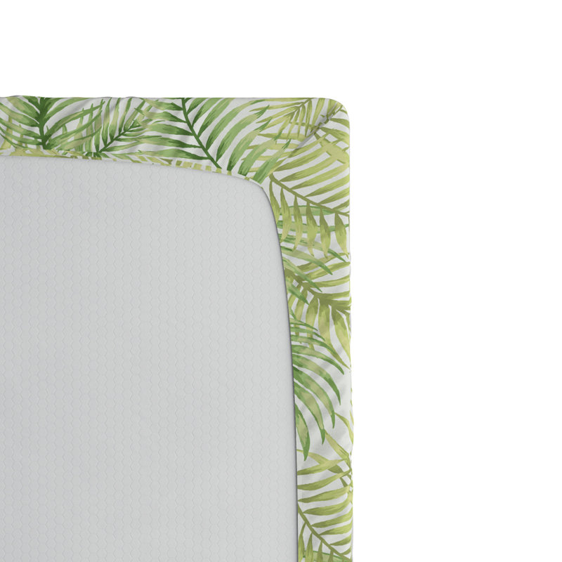Microfiber Floral Fitted Sheet, Full Fitted Sheet