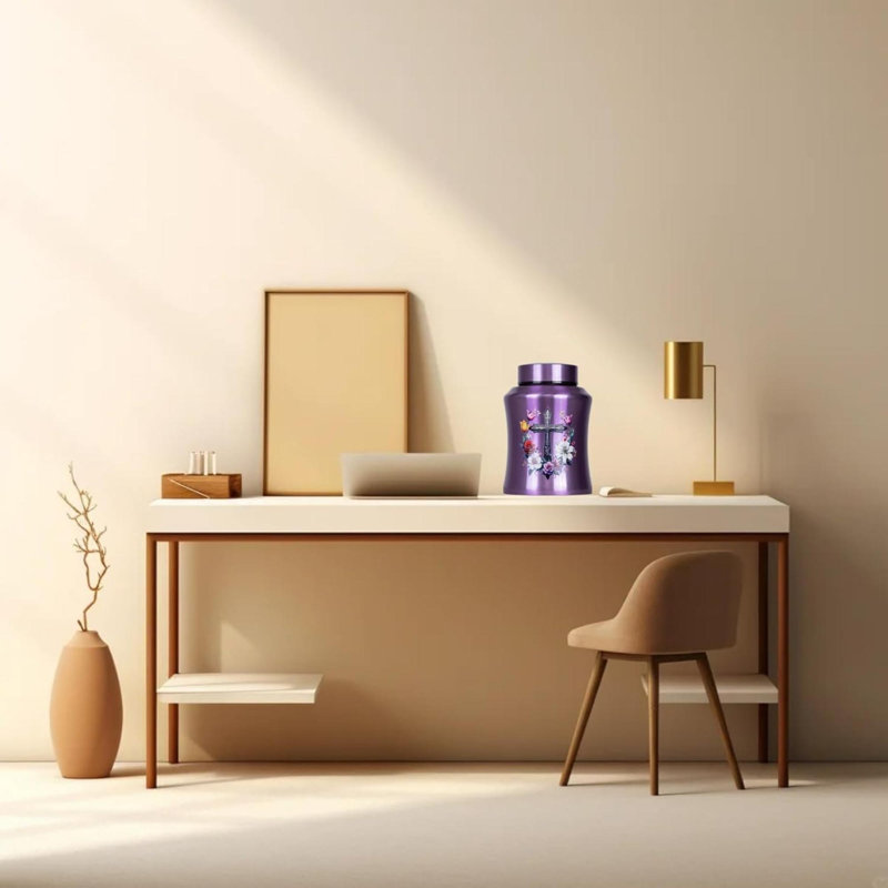 Urnes en croix pour cendres pour femmes, jusqu'à Urnes de crémation personnalisées pour cendres, adultes, hommes et femmes, urne décorative et funèbre, amour de Dieu