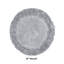Tapis rond pour salle de bain 30 po Zilla Ruffle-1585843917