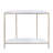Luciana White Marble Top Console Table