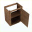Armoire de meuble-lavabo autoportante 28 po (sans le lavabo), porte à fermeture en douceur, emballage KD, contreplaqué