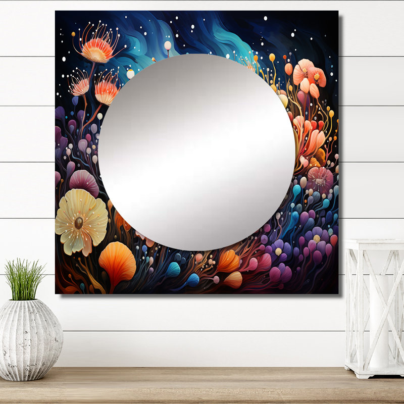 Art mural en miroir Quintella, 23 po x 23 po