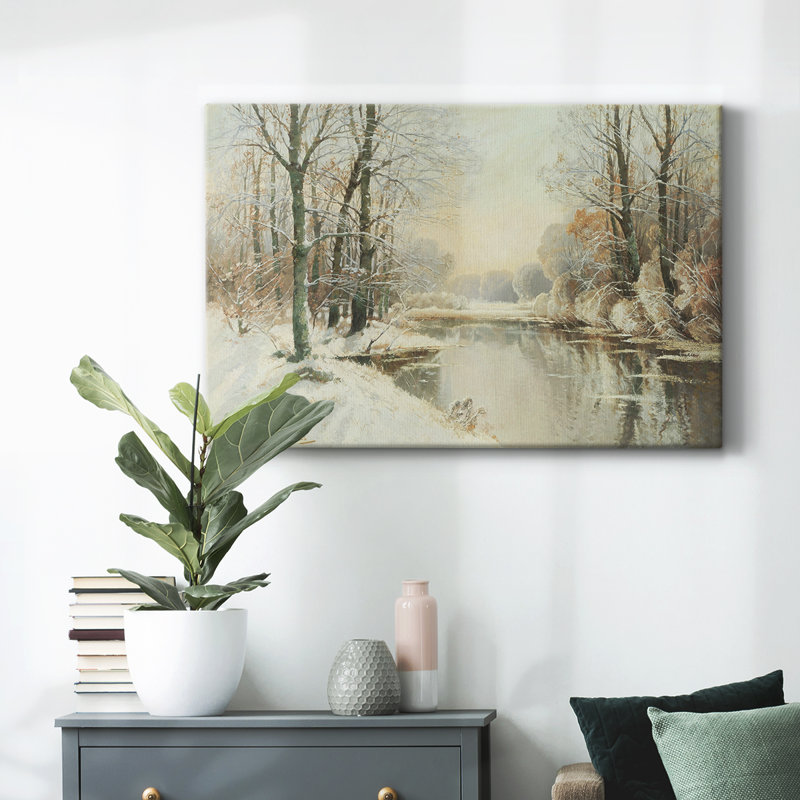 Paysage rétro - CCL XXXII, H 33 po x l 49 po