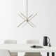 Poco 8 Light Metal Dimmable Sputnik Chandelier
