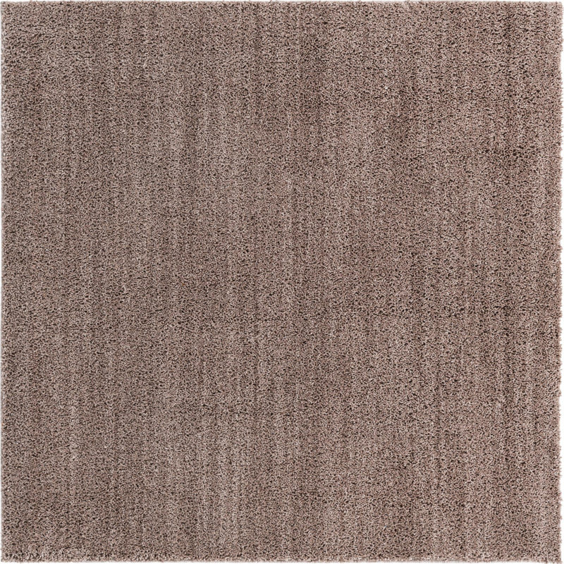 Tapis à poils longs Axerpolis Jill Zarin, Carré 7 pi 10 po
