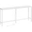 Console avec station de charge - Design d'entrée mince, blanc