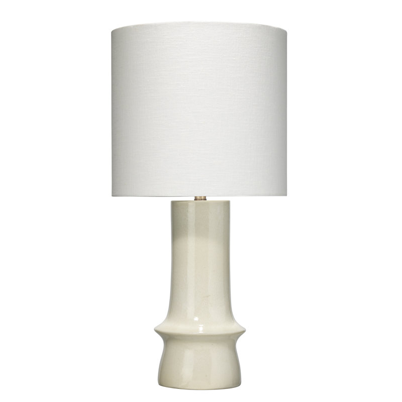 Lampe de table 31,5 po Crest coquille d'œuf / blanc cassé Crest