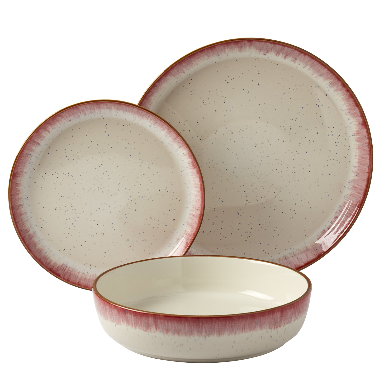 Hanover Tabletops Gallery 12 piece Dinnerware Set, Red