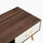 Boho Rectangle Coffee Table with Solid Wood Legs & Sliding Storage Drawer, Modern Living Room or Office Center Table-2106563066
