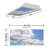 Octo Lights - Fluorescent Light Covers - Flexible Ceiling Light Diffuser Panels - Decorative Clouds - For Classrooms And Offices - 013